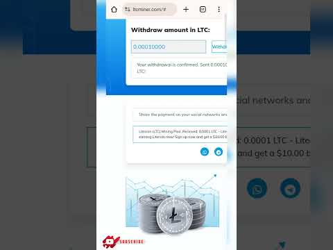 Litecoin Mining || Free Earning Website Link in Bio 🔗 || Let's Earn