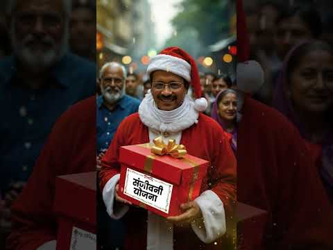 Delhi's own Santa delivering gifts year-round ✨🎉 #christmas #arvindkejriwal #merrychristmas