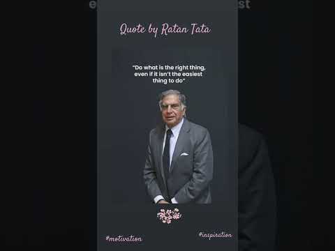 Ratan Tata _Inspiring Quote for the day~ #ratantata #inspirationalquotes #motivationalquotes #shorts