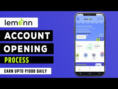 Lemonn Demat Account Opening Process | Lemonn demat account refer and earn | lemon app kya hai