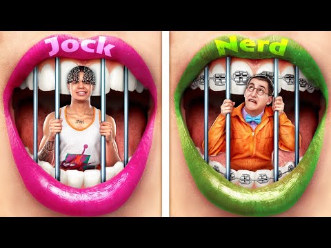 Jock vs Nerd Student in Prison! Funny Situations in Jail!