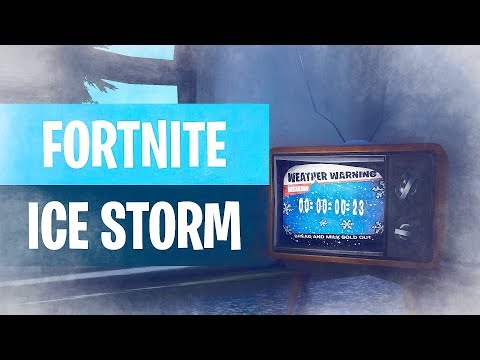 Fortnite Ice Storm Event - Steve the Sphere Explodes