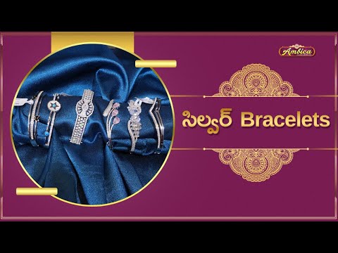 Silver Bracelets Collection | 1Gram Gold Jewellery | Ambica Fashion Jewellery