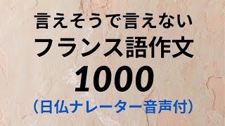 言えそうで言えないフランス語フレーズ1000