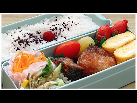 【簡単なお弁当のおかず】本日の娘弁当はブリの唐揚げ！！