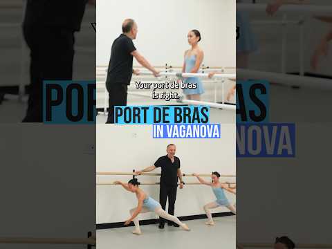 When we say Port de Bras in Vaganova school, it should be done with ONE CONTINUOUS MOTION.