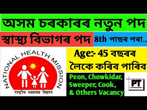 National Ayush Mission Recruitment 2022 || Peon, Chowkidar, Sweeper, Cook & Others Vacancy || Job