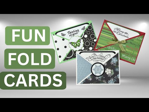 How To Make A Fun Fold Card In Minutes! Perfect For Beginners! #easycardmaking #quickcards