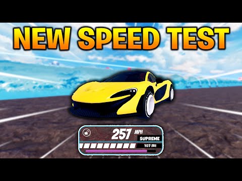 (NEW) FASTEST Speed Test Route in Roblox Jailbreak...