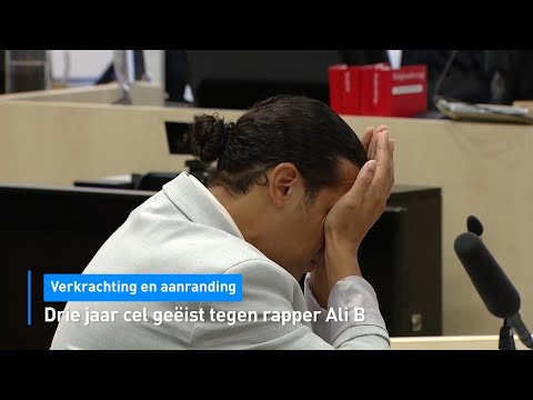 Drie jaar cel geëist tegen rapper Ali B om verkrachting en aanranding | Hart van Nederland