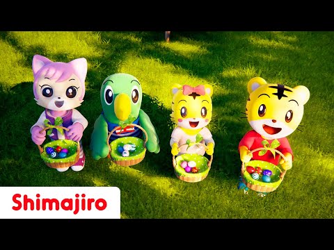 Happy Easter time! Painting eggs!🐰🥚🌈✨|Celebrating Easter with Shimajiro| Songs for kids