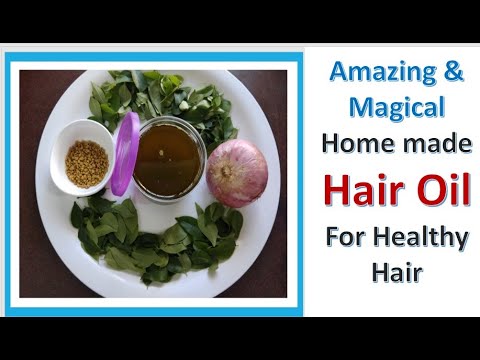 Amazing & Magical Home made Hair Oil For Healthy Hair