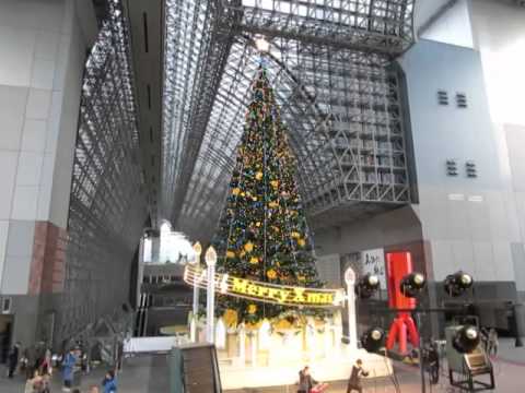 【京都駅のクリスマスツリー】