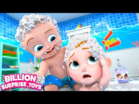 Baby's bubble bath song! Kids bath time songs and plays