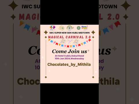 Magical carnival 2.0 at Hubli cubix on 10th January #shortsviral #cubix #chcolate