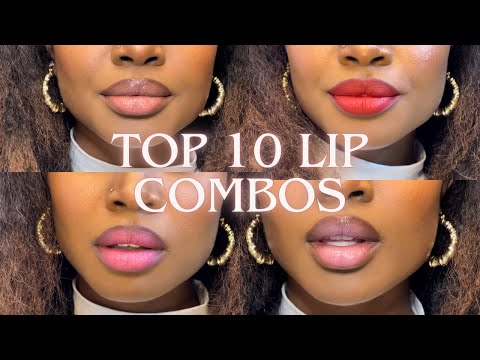 Top 10 Best Lip Combos For Dark Skin | Nudes, Reds & Pinks