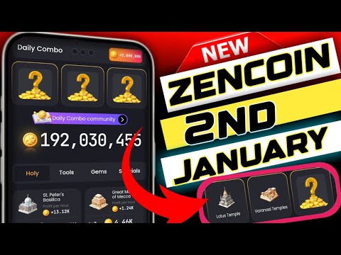 zen coin daily combo today 2 January | 2 January zen coin daily meditation today | zen coin #zencoin