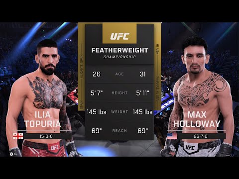 UFC 308 TOPURIA VS HOLLOWAY (SIM)