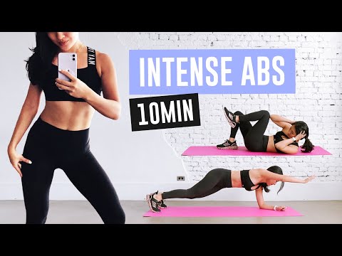 居家腹肌撕裂者！10分鐘核心腹肌訓練+伸展 ｜每日堅持做一回 10 min intense abs workout