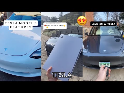 Tesla Cars Tiktok Compilations Part  1