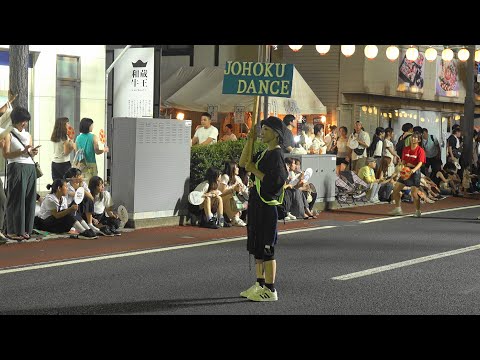 2024 第62回花笠祭り 第1日 第6集団 東北文教大学・山形城北高等学校ダンス部 4K版