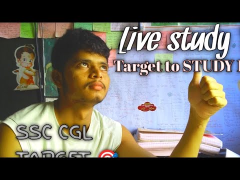 Live study with me SSC CGL Target 🎯💯, JEE, Neet,UPSC