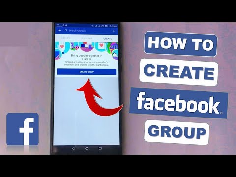 How to create a facebook group