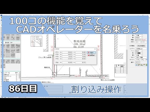 【ＣＡＤオペレーターを名乗りたい】割り込み操作【１００日チャレンジ】