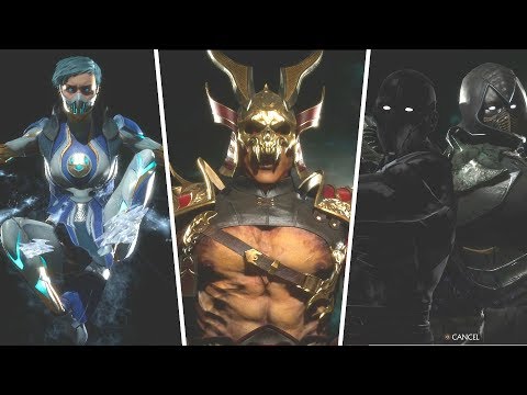 Mortal Kombat 11 - All Intros And Victory Pose Animations (Shao Kahn, Frost)