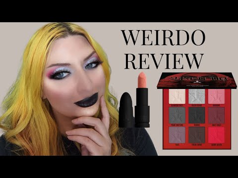 Jeffree Star Cosmetics Weirdo Palette Review & Basic HTML Velvet Trap Lipstick