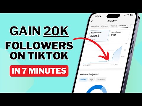 Get 20K TikTok Followers in 7 Minutes | 2025 Strategy