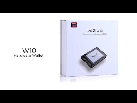 SecuX W10 Crypto Hardware Wallet