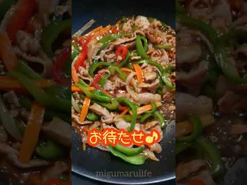 忙しくてもご飯を作る全ての人へ👩‍🍳青椒肉絲作ったよ～ #冷凍ストック #青椒肉絲