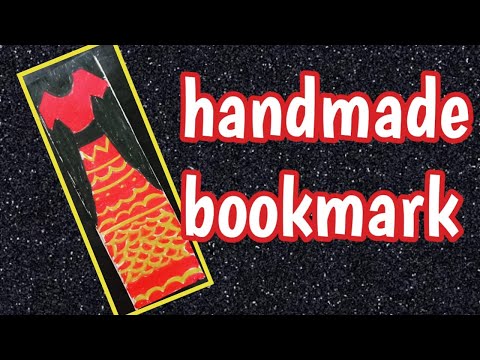 Bridal bookmark/how to make bookmark at home/simple and easy paper bookmark/DIY bookmark making