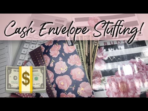 Cash Envelope Stuffing! Zero Based Paycheck to Paycheck Budget - May 17, 2019