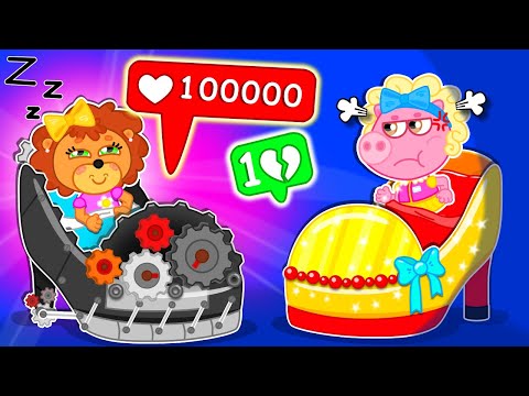 LionET | Rich Unpopular vs Broke Popular Incredible Bed - Don't Feel Jealous  | Cartoon for Kids