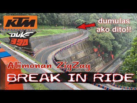 ATIMONAN ZIGZAG ROAD  | Break In Ride of the KTM Duke390 | Ride with MotoRapid and Red Dragon Rider