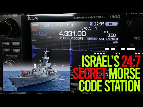 Israel's 24:7 Secret Morse Code Station