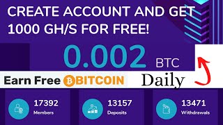 #FreeMiningSite #FreeBitcoin #waystoearn New Free bitcoin Cloud Mining Website 2020| Earn everyday.