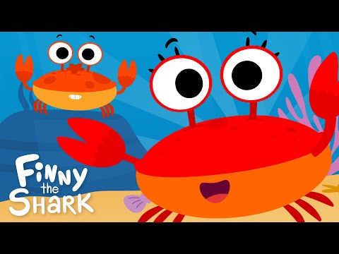 The Crabs Go Crawling | Count To Ten | Finny The Shark