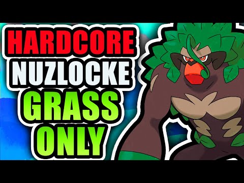 Pokemon Shield Hardcore Nuzlocke - GRASS TYPES ONLY! (No items, No Overleveling)