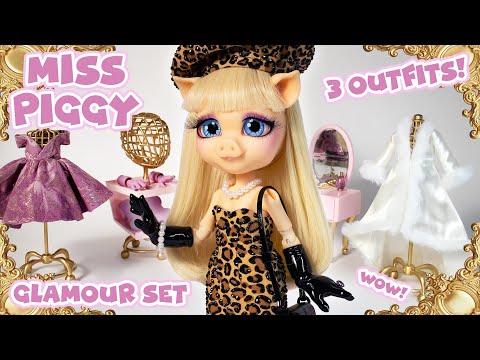 REUPLOADED! 🐷 MISS PIGGY 🐷  GLAMOUR SET! 🐷 CUSTOM BJD! 🐷