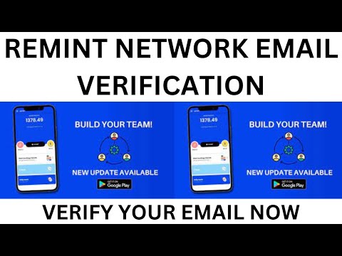 REMINT NETWORK EMAIL VERIFICATION / VERIFY YOUR EMAIL ON THE REMINT NETWORK APP