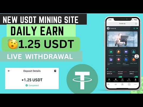 New tronai.vip usdt mining site | daily live withdrawal 1.25 site | best trx isdt trusted website