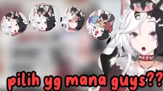 Pilih emote paporit kalian dri Serigala ini☝️😋[AyumiOokami]