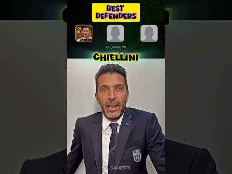 Gg Buffon Picked his Best Three Favourite Defenders 😱🔥 #efootball2024  #efootball2023 #efootball