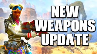 APEX LEGENDS SEASON 2 WEAPONS UPDATE! NEW GUNS, HOP-UPS AND ATTACHMENTS!