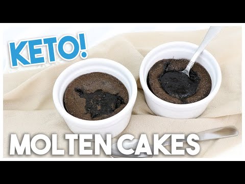 KETO Molten Chocolate Cake | Renee Conner