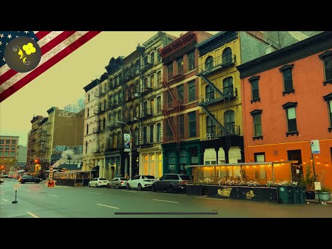 Before a Rainstorm in NYC: Walking through New York City, Exploring Tribeca (Virtual 4K Tour)."