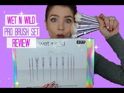 WET n WILD PRO BRUSH SET REVIEW|FIRST IMPRESSION+APPLICATION